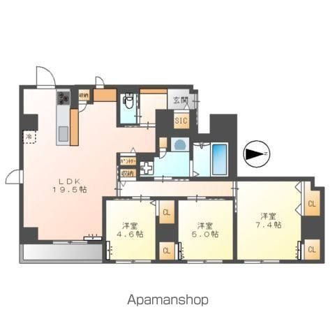 【（仮称）妙蓮寺マンションの間取り】