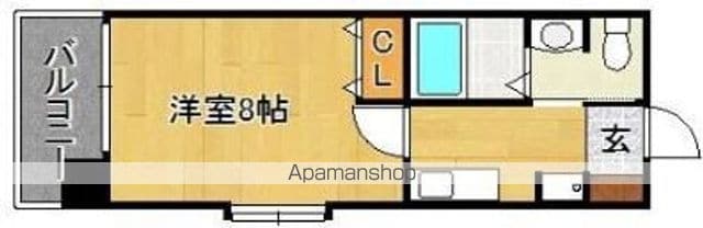 【サンロージュ箱崎駅前の間取り】