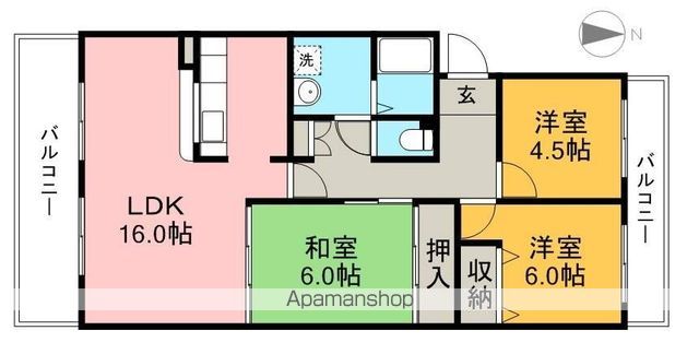 城山清涼ハイツ　２号棟のイメージ
