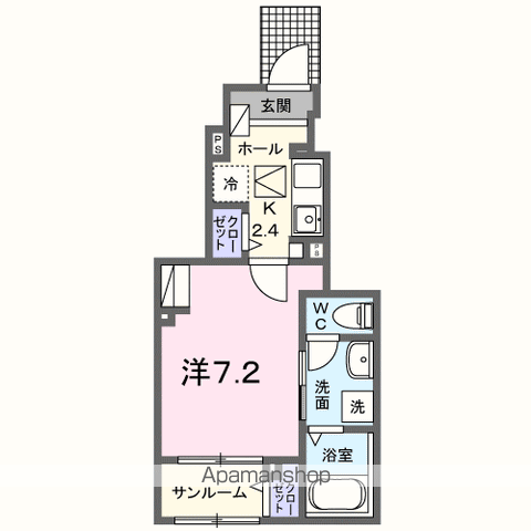 カーサ　ミナトの間取り