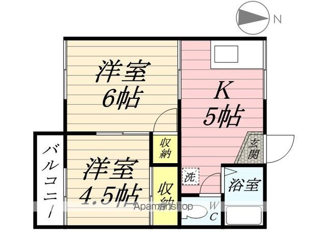 プランドール高屋の間取り写真
