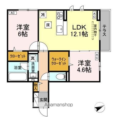 クラシアスの間取り写真