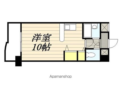 メゾン・ド・ペルレ[1R/26.24m2]の間取図