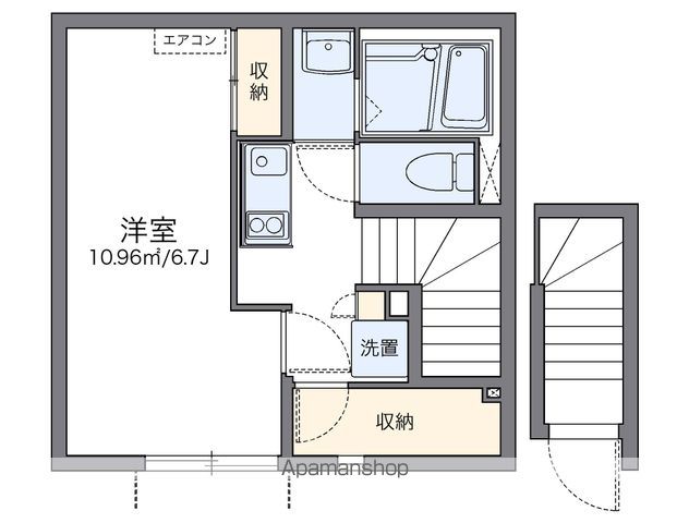 レオネクストSRKの間取り写真
