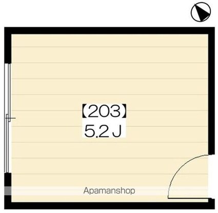 シェアラ二子玉川[1R/8.69m2]の間取図