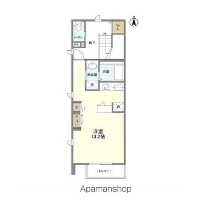 グリーンヴィラ[1R/41.86m2]の間取図