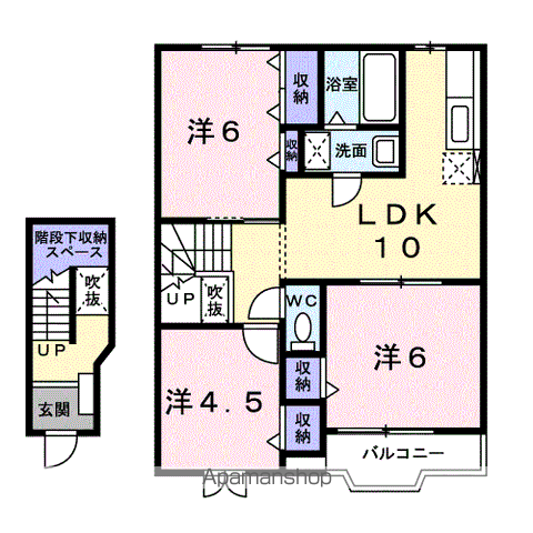 同じ建物の物件間取り写真 - ID:230030645640