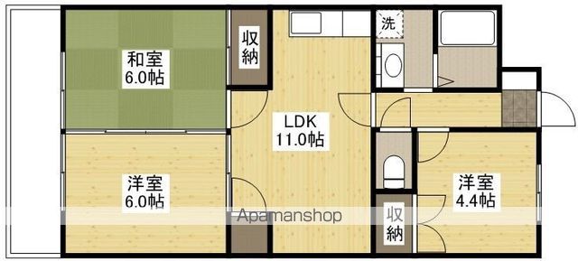 アミティ己斐の間取り写真