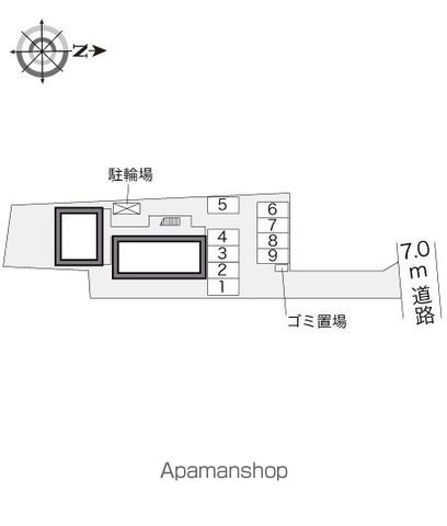 レオパレスメルスィ 207 ｜ 千葉県印西市木下1477-2（賃貸アパート1K・2階・23.18㎡） その13