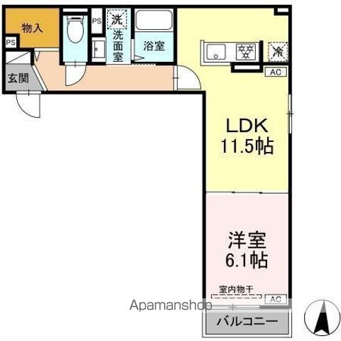 【グラナーデ谷原の間取り】