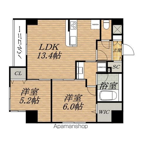 S.DーROOMの間取り写真