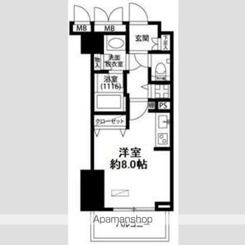 【シャルムコート新宿ステーションパレスの間取り】