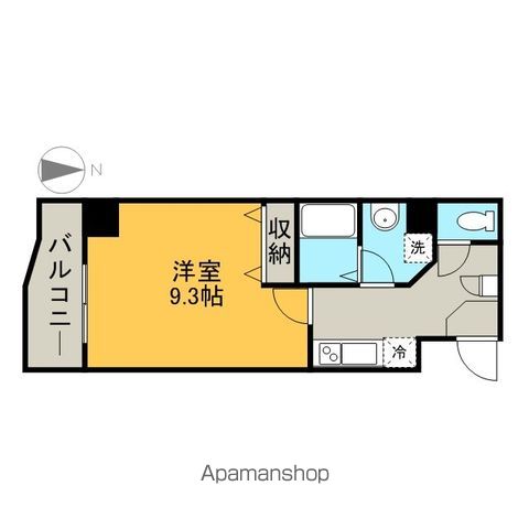 アゲート 白壁の間取り写真