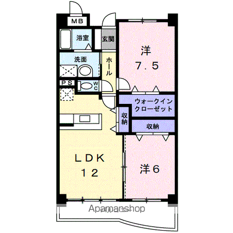 アズゥールの間取り