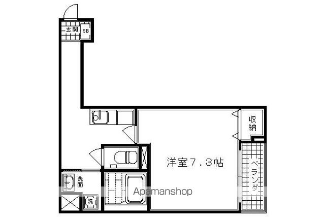 富小路四条マンションの間取り写真