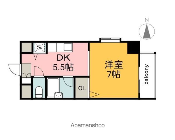 竹屋町原野ビルの間取り写真