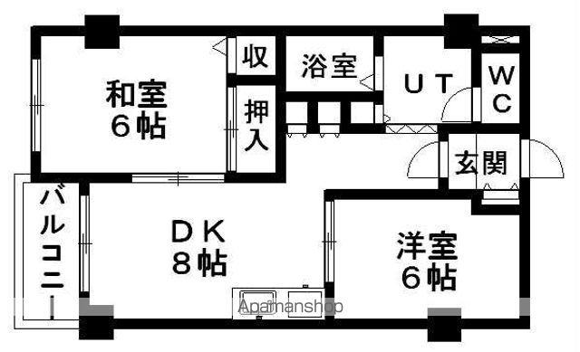 ドミ円山の間取り写真