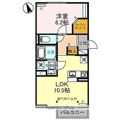 ヒルサイド本江の間取り写真