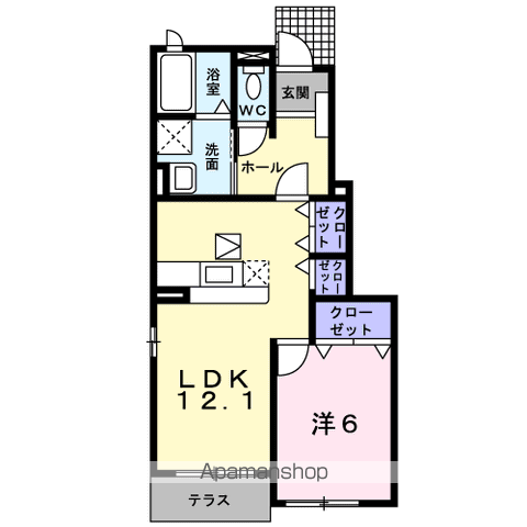 【アピュア　エムの間取り】