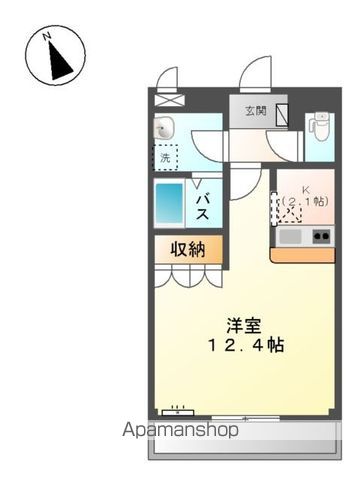 和歌山市園部のアパートの間取り