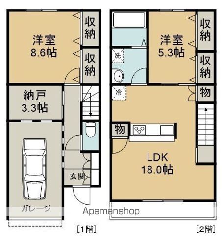 detached 埼玉県鶴ヶ島市脚折町１丁目36-22
地図を見る