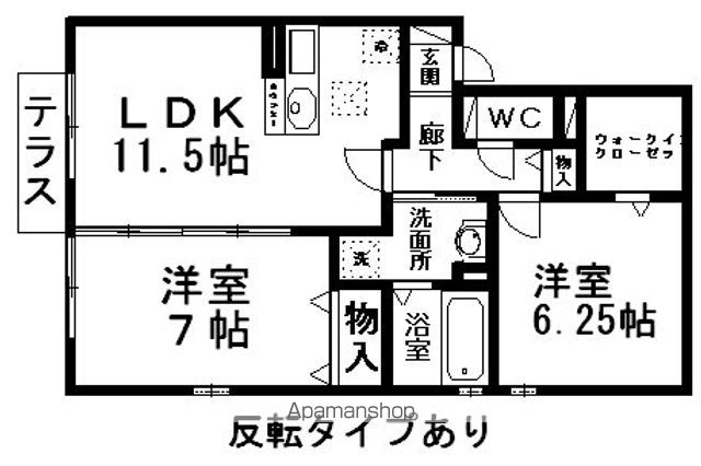 カンパーニュ Aの間取り写真