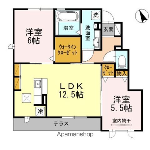 ブラウンコートの間取り写真