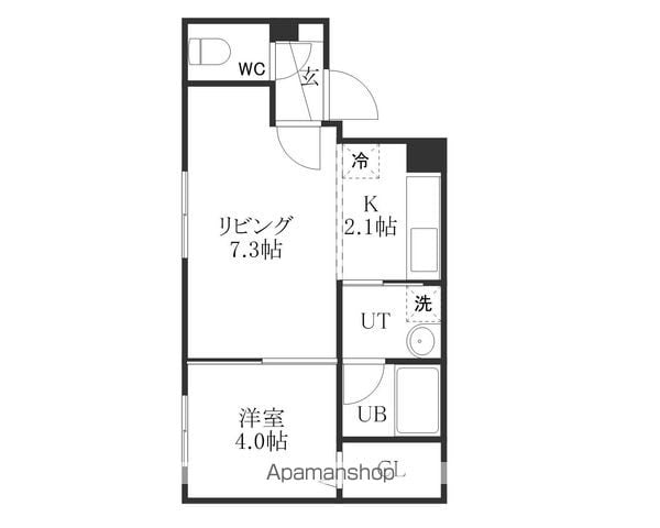 カレラ月寒中央の間取り写真