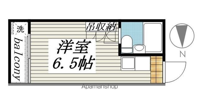 東京都中野区本町２丁目[1R/14.66m2]の間取図
