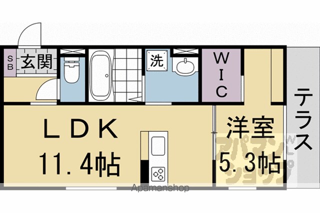 アイル京都山科の間取り写真