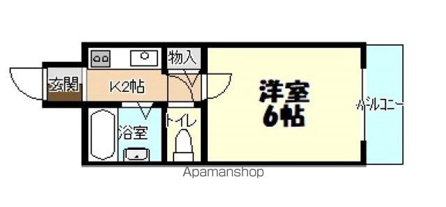 メルカード弐番館の間取り写真