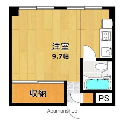 レディース・ビレッジ　ヨシトモ[1R/21.15m2]の間取図