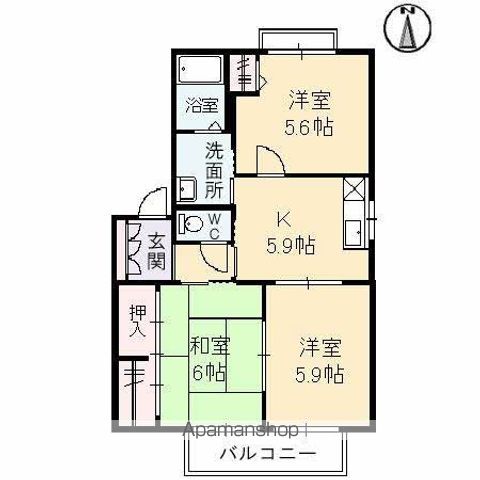 ミラベルの間取り写真