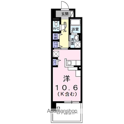 深志Ｍ．Ｏマンション[1R/30.96m2]の間取図