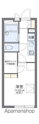 東京都練馬区関町北３丁目[1K/19.87m2]の間取図