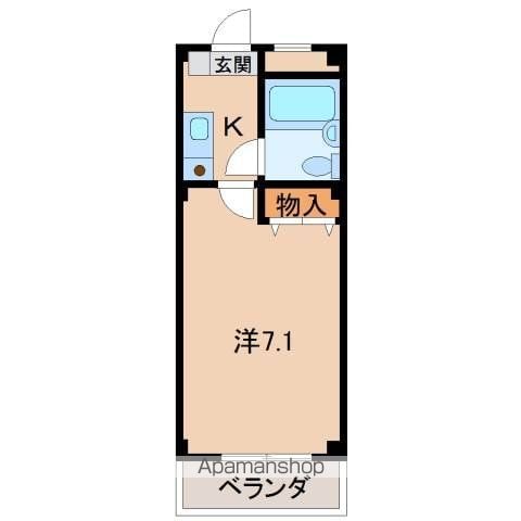 和歌山市三葛のマンションの間取り