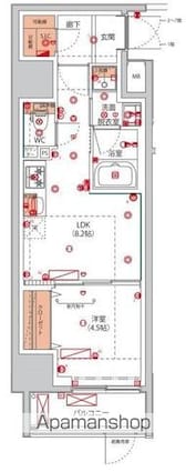（仮称）高島平ＴＨＥ　ＧＡＲＤＥＮレジデンス[1LDK/35.9m2]の間取図