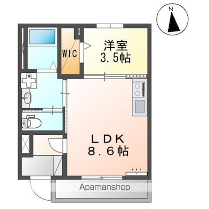 ｎｅｏｈｅｉｍ（ネオハイム）[1LDK/32.07m2]の間取図