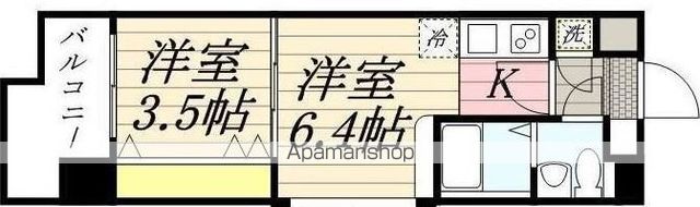 NO.55 WES−PROJECT55博多の間取り写真