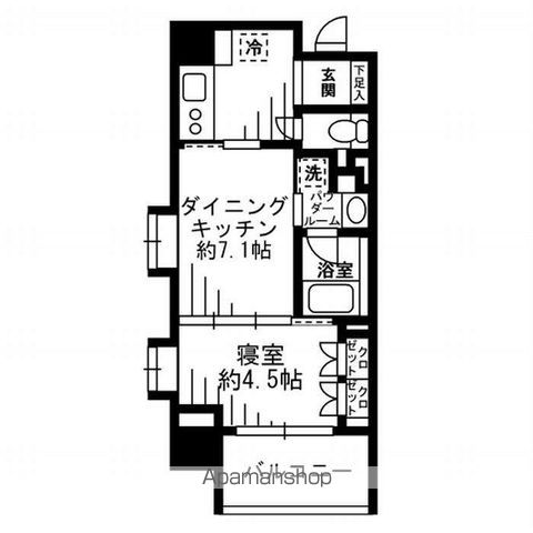 レジディア池尻大橋の間取り