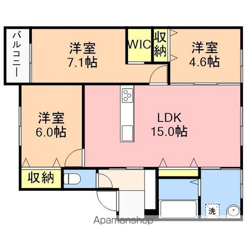 小針ガーデンプレイスの間取り写真