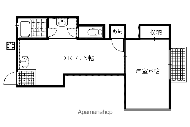 牧マンションの間取り写真