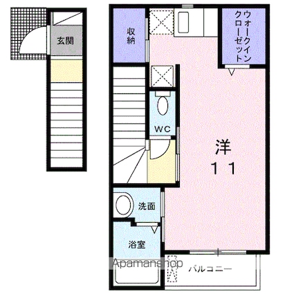 メゾン・ソレイユ[1R/36.6m2]の間取図