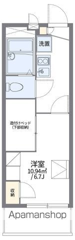 レオパレス西京の間取り写真