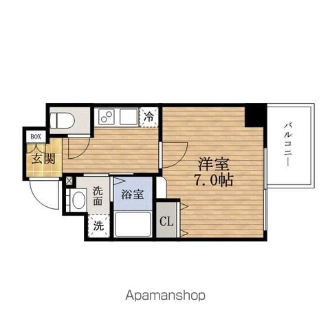 セオリーNAMBAパレの間取り写真