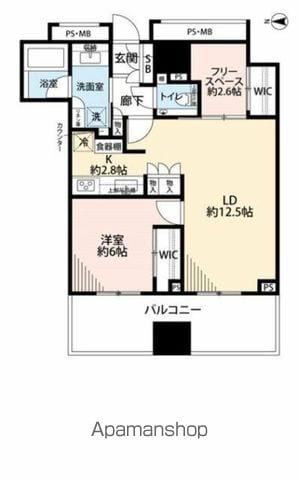 アトラスブランズタワー三河島の間取り写真
