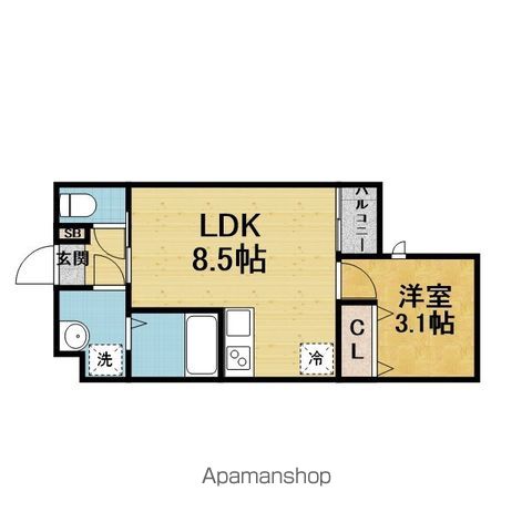 アヴェニール蛍池南町の間取り写真