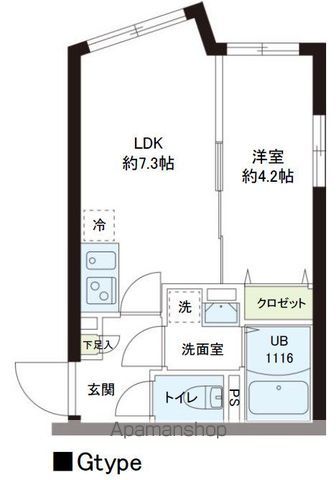 レピュア小石川レジデンスの間取り写真