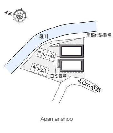 レオパレス細谷　Ｖｉｌｌａｇｅ[1K/20.28m2]の配置図