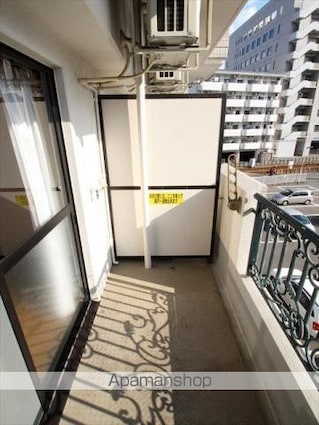 愛媛県松山市宮田町[1K/30.4m2]のバルコニー